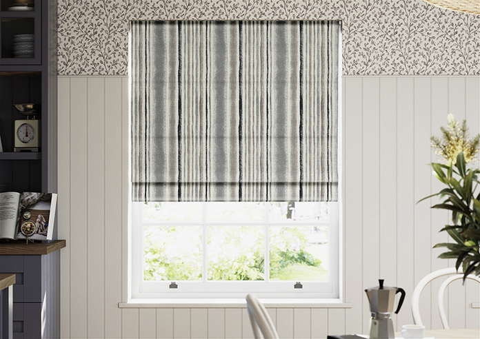 Guarda Stripe, Grey - Roman Blind - Image 3